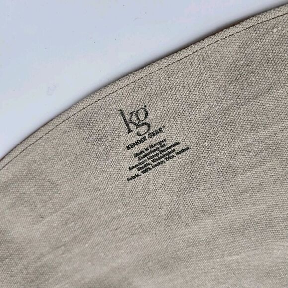 Messenger Bag Brown Linen Leather Legal Breifcase Toggle Shoulder Kender Gear - Picture 12 of 16